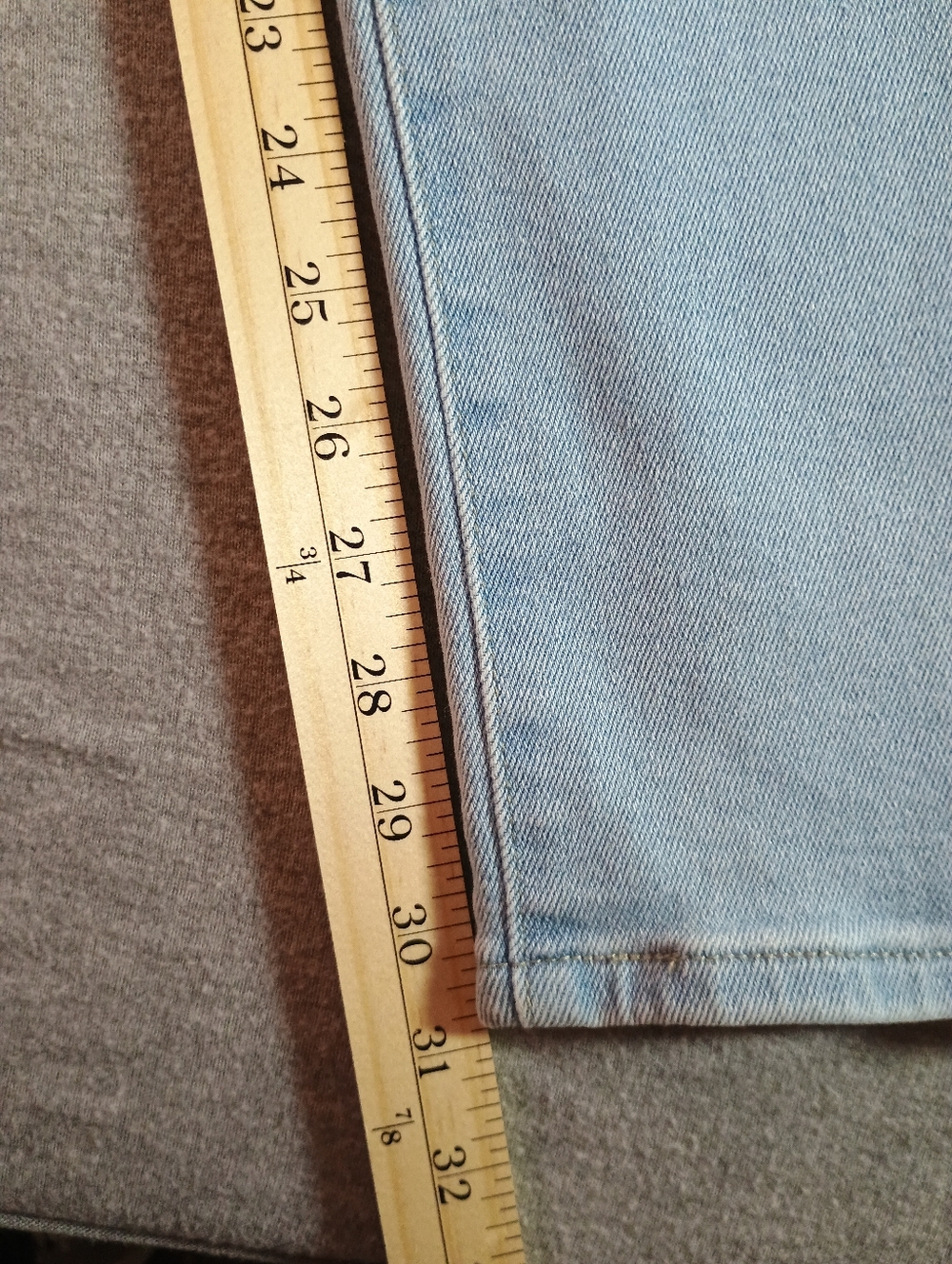 Lilac Sunset Light Blue Women's Size 3 Baggy Straight-Leg Jeans - Picture 7 of 9
